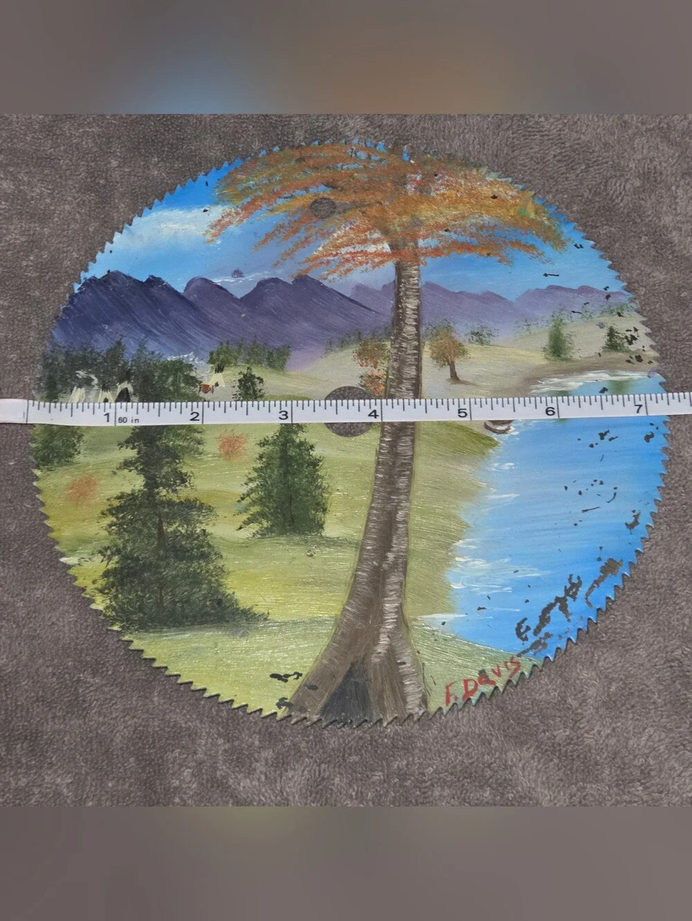 Rustic Hand painted 7
